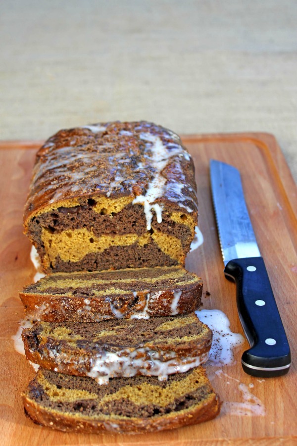 Dark Chocolate Pumpkin Swirl Bread (recipe) - Frugal Living NW