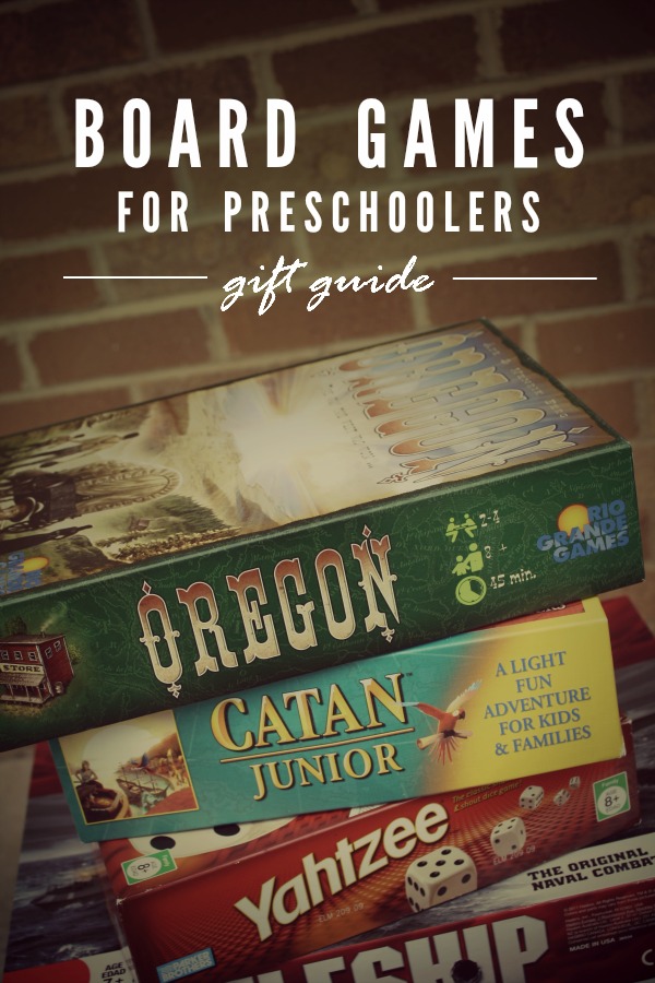Preschool Board Games Gift Guide -- The best board games for preschoolers (ages 3-5)