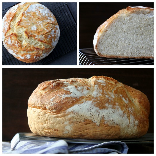 No Knead Bread with almond flour