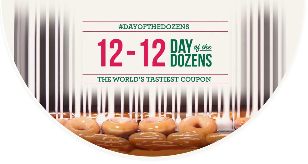Krispy Kreme: BOGO FREE Dozen Doughnuts December 12, 2015 - Frugal