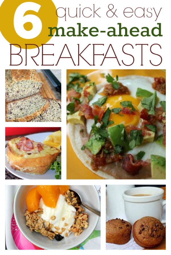 easy make ahead breakfasts