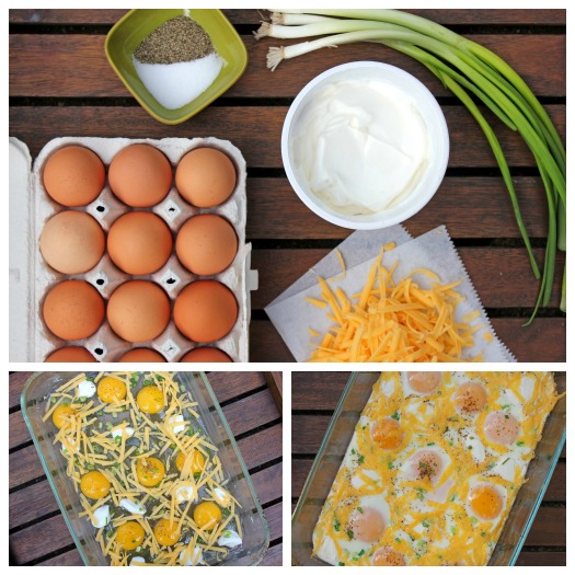 Sour Cream & Onion Baked Eggs (recipe)