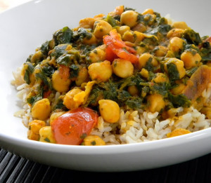 Easy-Chickpea-and-Spinach-Indian-Curry
