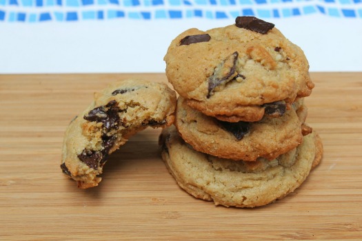 Chewy Chubby Chocolate Chip Cookies