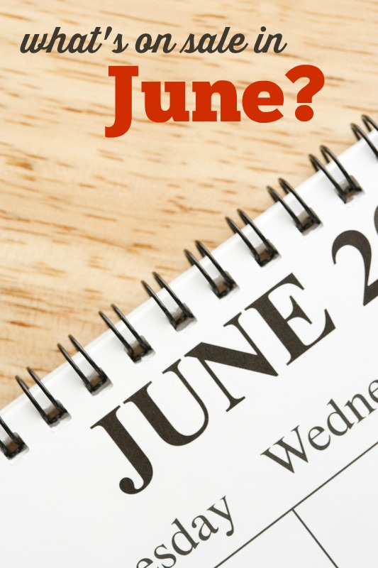 What's on sale in June? Check out all the awesomeness you can expect to get a deal on in June!