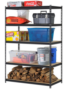 Edsal-Black-Steel-Storage-Rack-5-Adjustable-Shelves