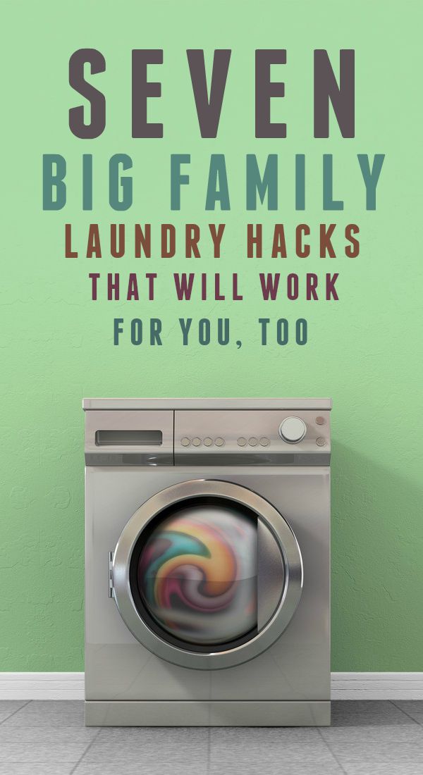 7 big family laundry hacks that will work for anyone!