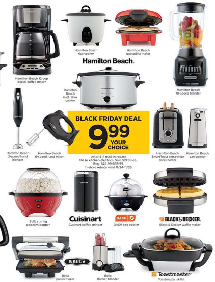 Kohl S Black Friday 3 Small Kitchen Appliances For 5 07 After