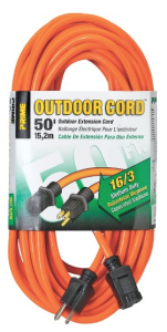 50-Foot Medium Duty Outdoor Extension Cord