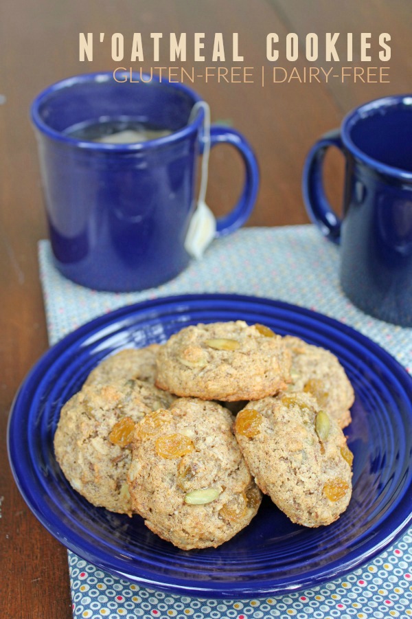 N'Oatmeal Cookies - gluten free and dairy free