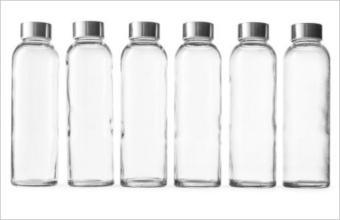 Epica 18-oz. Glass Beverage Bottles (Amazon)