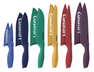 Cuisinart 12 Piece Color Knife Set with Blade Guards
