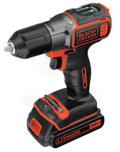 BLACK+DECKER 20V MAX Lithium-Ion Drill:Driver with Autosense Technology