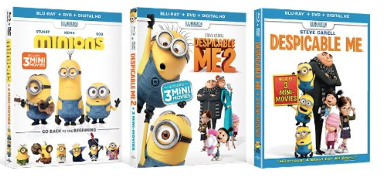 Despicable Me : Despicable Me 2 : Minions Blu-ray pack