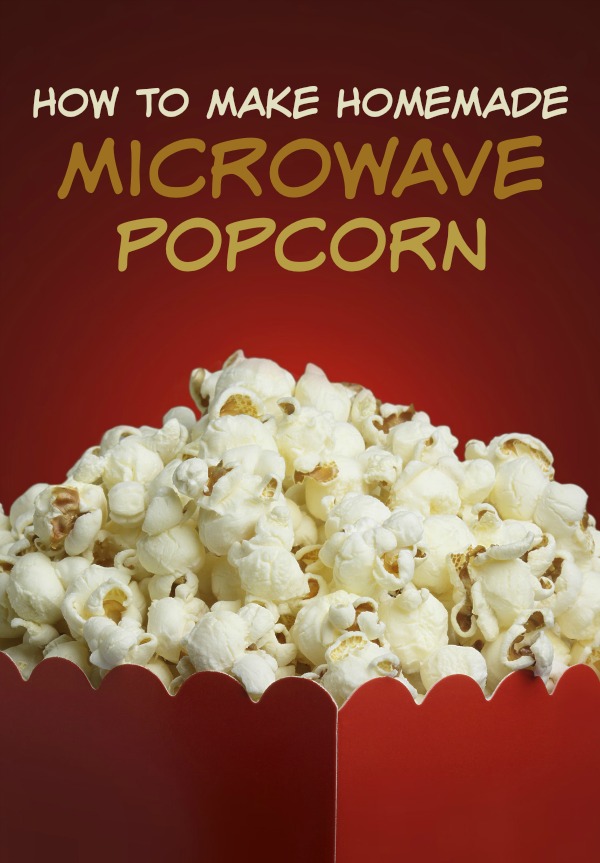 How to Make Homemade Microwave Popcorn -- Check out this easy and frugal one-ingredient snack!