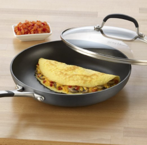 Simply Calphalon Nonstick 10-Inch Covered Omelette Pan