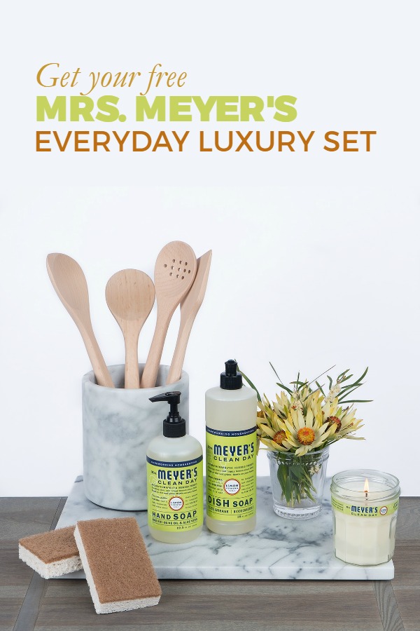 Get a FREE Mrs. Meyer's Everyday Luxury Set this week only! We've created a deal that gets you 8 items for less than $22 shipped!