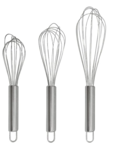 3-Piece Stainless Steel Whisk Set