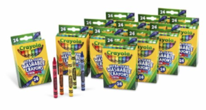 Crayola 24 Ct Washable Crayons (Set of 24)