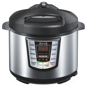 Aicok 7-in-1 Multi-Functional 6-Quart Programmable Electric Pressure Cooker