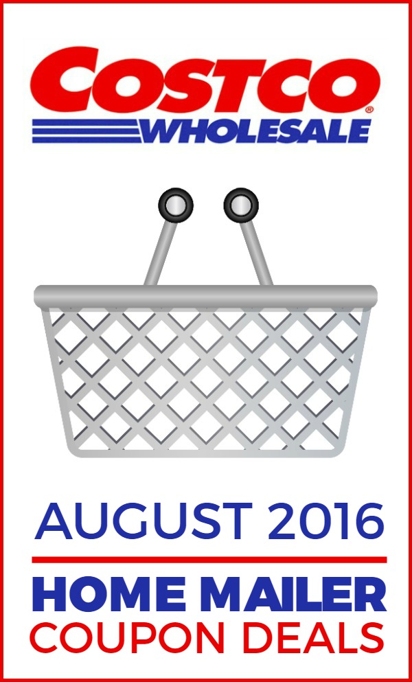 Costco Home Mailer Coupon Deals for August -- This list includes prices so you can plan out your shopping trip!