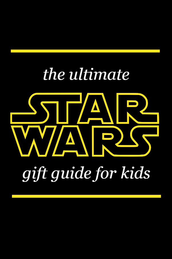 The Ultimate Star Wars Gift Guide for Kids -- Do you have a Star Wars fan on your gift list? Use this list of 14 things every Star Wars fanatic would love!