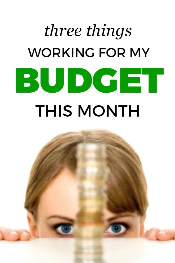 Check out the three things that are working for my budget right now!