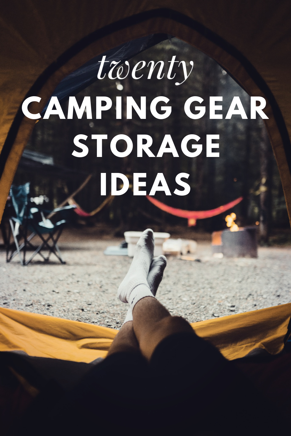 20 Camping Gear Storage and Organization Ideas {great tips for