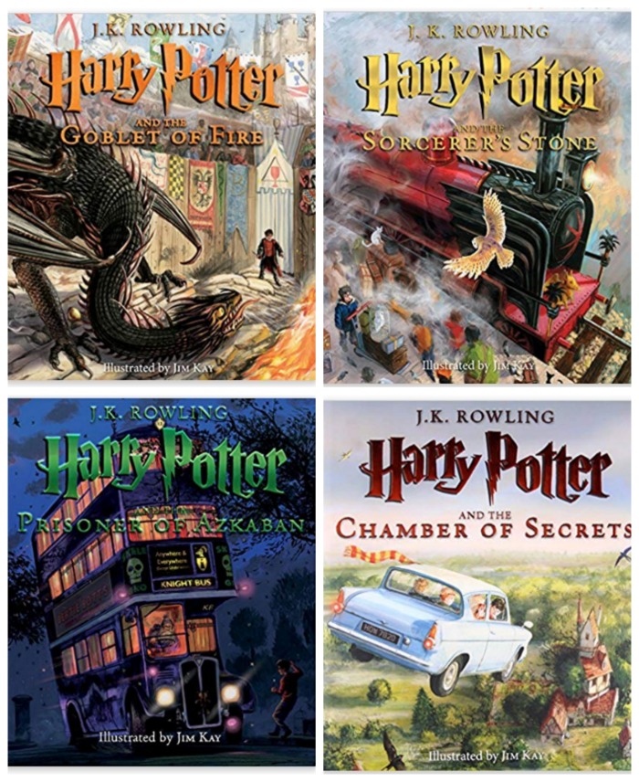harry potter illustrated books 1 7