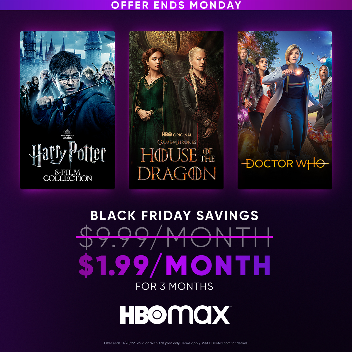 BLACK FRIDAY deals on streaming channels (HBO Max, Hulu, Paramount+