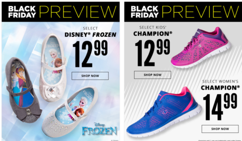 Payless Shoes Black Friday Preview Sale Live Right Now Kids Champion Shoes As Low As 10 Frugal Living Nw
