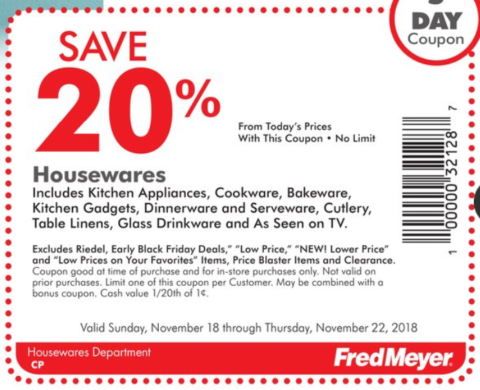 HOT* Fred Meyer Sale SUNDAY ONLY (11/18) Instant Pot for $44 after